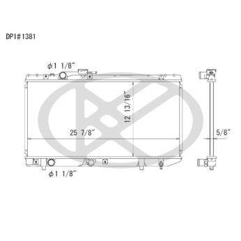 Koyorad A1381 Radiator