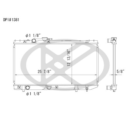 Koyorad A1381 Radiator