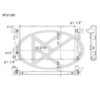Koyorad A1390 Radiator