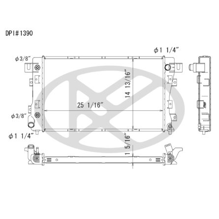 Koyorad A1390 Radiator