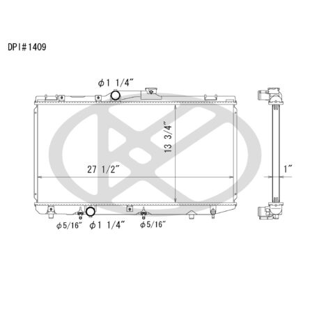 Koyorad A1409 Radiator