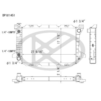 Koyorad A1451 Radiator