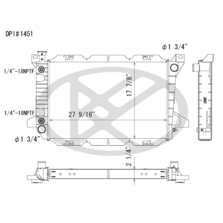 Koyorad A1451 Radiator