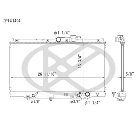 Koyorad A1494 Radiator