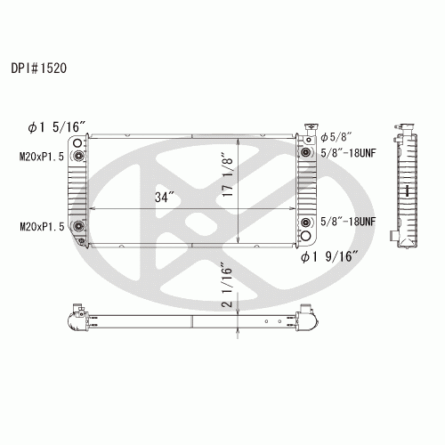 Koyorad A1520 Radiator