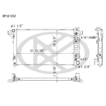 Koyorad A1552 Radiator