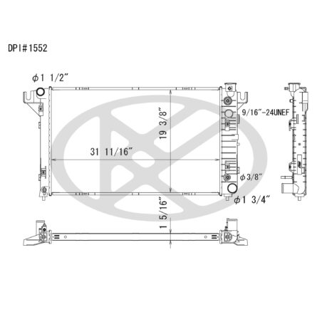 Koyorad A1552 Radiator