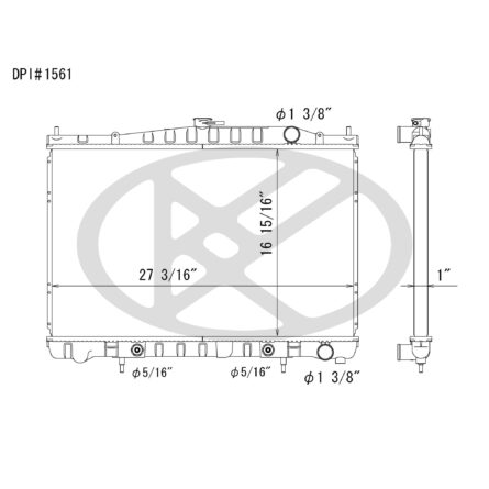 Koyorad A1561 Radiator