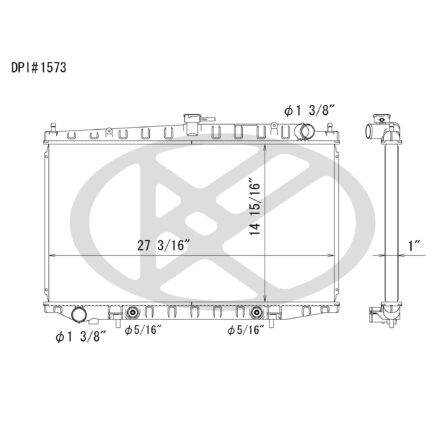 Koyorad A1573 Radiator