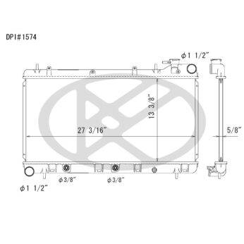 Koyorad A1574 Radiator