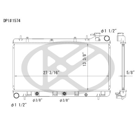 Koyorad A1574 Radiator