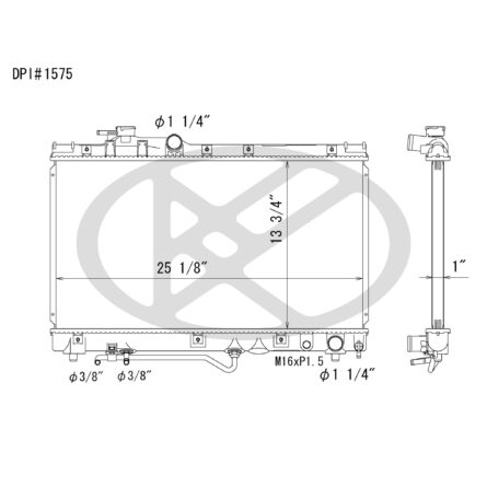 Koyorad A1575 Radiator