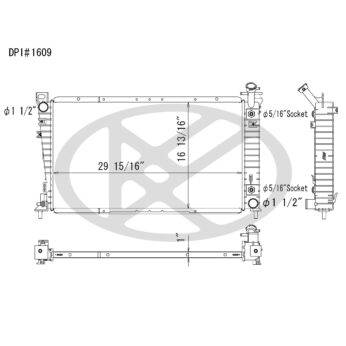 Koyorad A1609 Radiator