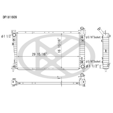 Koyorad A1609 Radiator