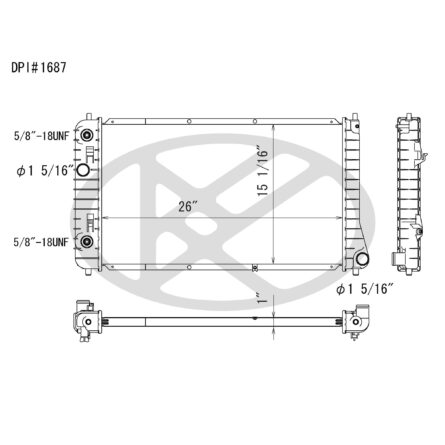 Koyorad A1687 Radiator