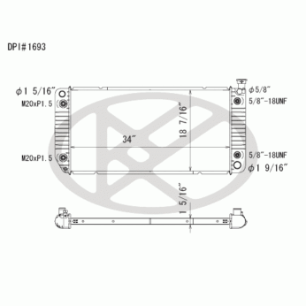 Koyorad A1693 Radiator
