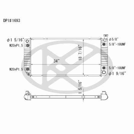 Koyorad A1693 Radiator