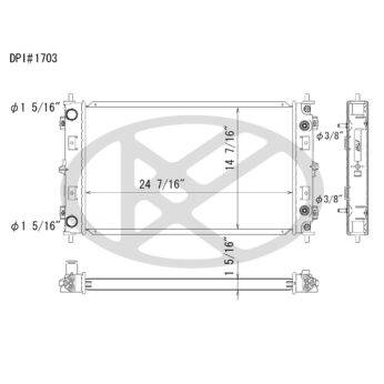 Koyorad A1703 Radiator