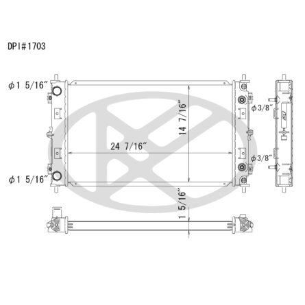 Koyorad A1703 Radiator