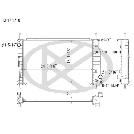 Koyorad A1718 Radiator