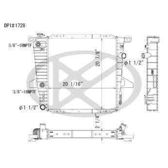 Koyorad A1728 Radiator