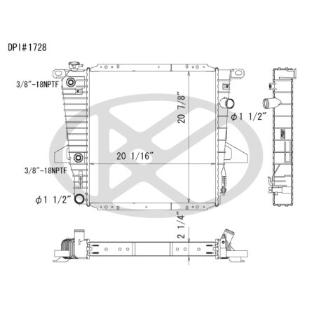 Koyorad A1728 Radiator