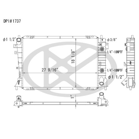 Koyorad A1737 Radiator