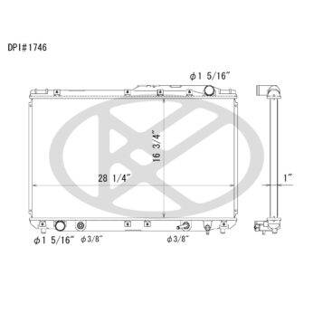 Koyorad A1746 Radiator