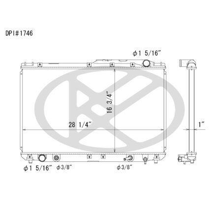 Koyorad A1746 Radiator