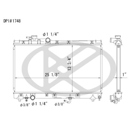 Koyorad A1748 Radiator