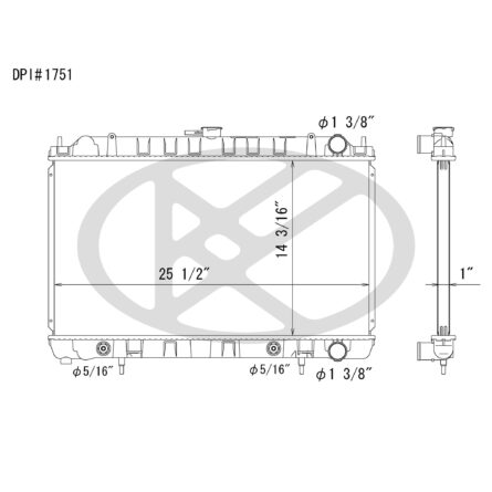 Koyorad A1751 Radiator