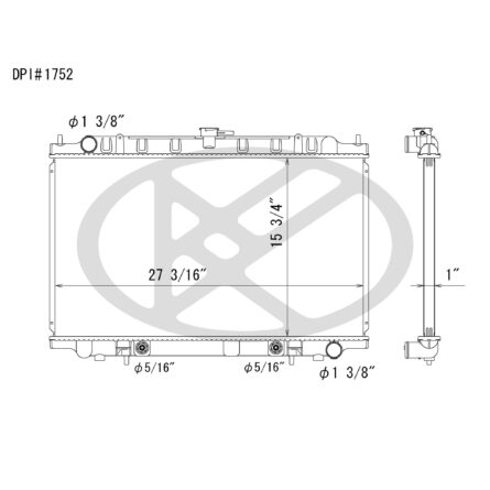 Koyorad A1752 Radiator