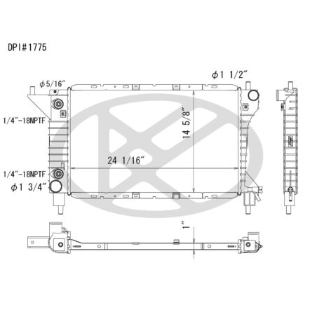 Koyorad A1775 Radiator