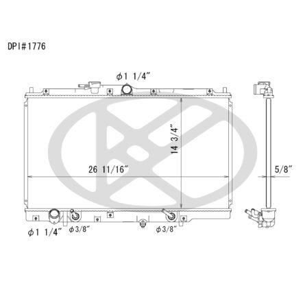 Koyorad A1776 Radiator