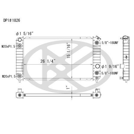 Koyorad A1826 Radiator