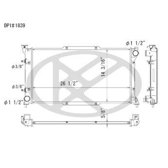 Koyorad A1839 Radiator