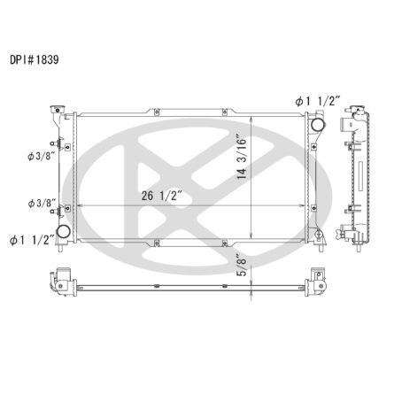 Koyorad A1839 Radiator