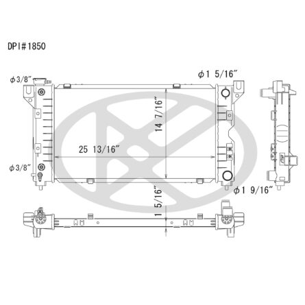 Koyorad A1850 Radiator