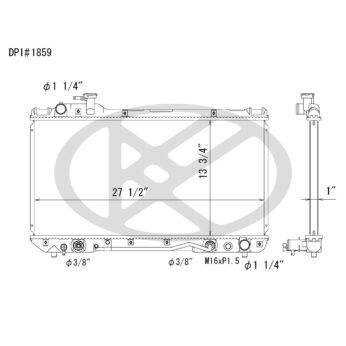 Koyorad A1859 Radiator