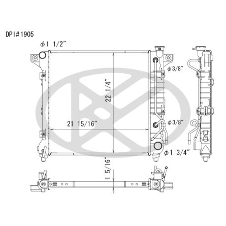 Koyorad A1905 Radiator