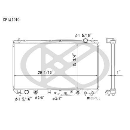 Koyorad A1910 Radiator