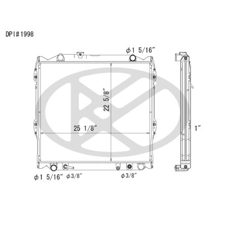 Koyorad A1998 Radiator