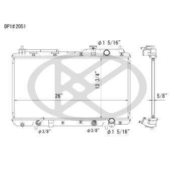 Koyorad A2051 Radiator