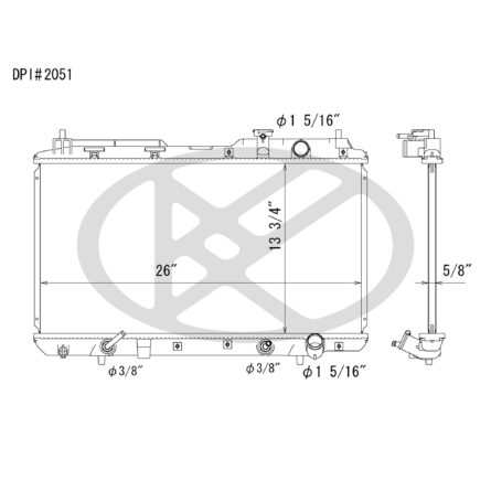 Koyorad A2051 Radiator