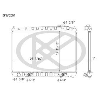 Koyorad A2054 Radiator