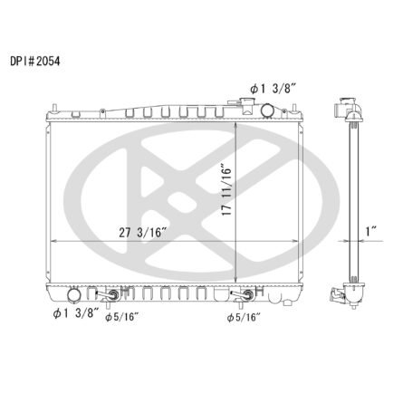 Koyorad A2054 Radiator