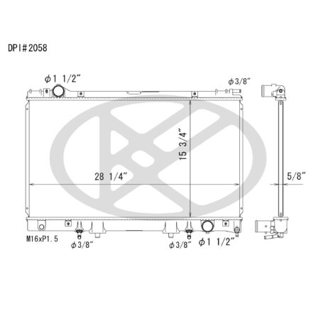 Koyorad A2058 Radiator