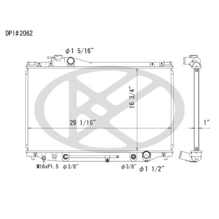 Koyorad A2062 Radiator