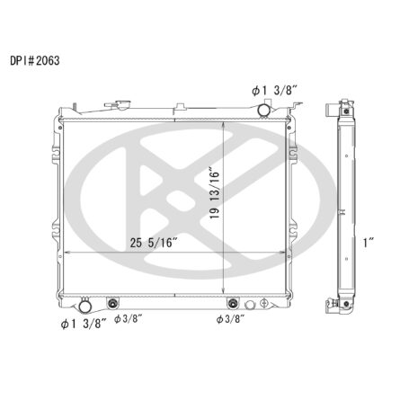 Koyorad A2063 Radiator