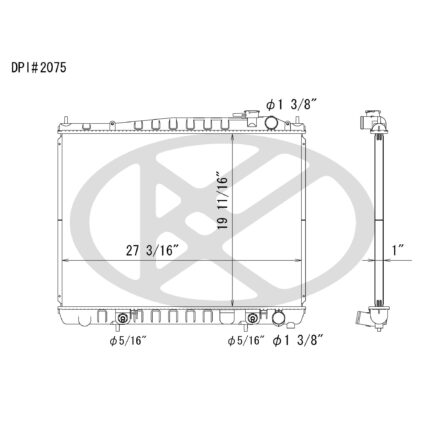 Koyorad A2075 Radiator